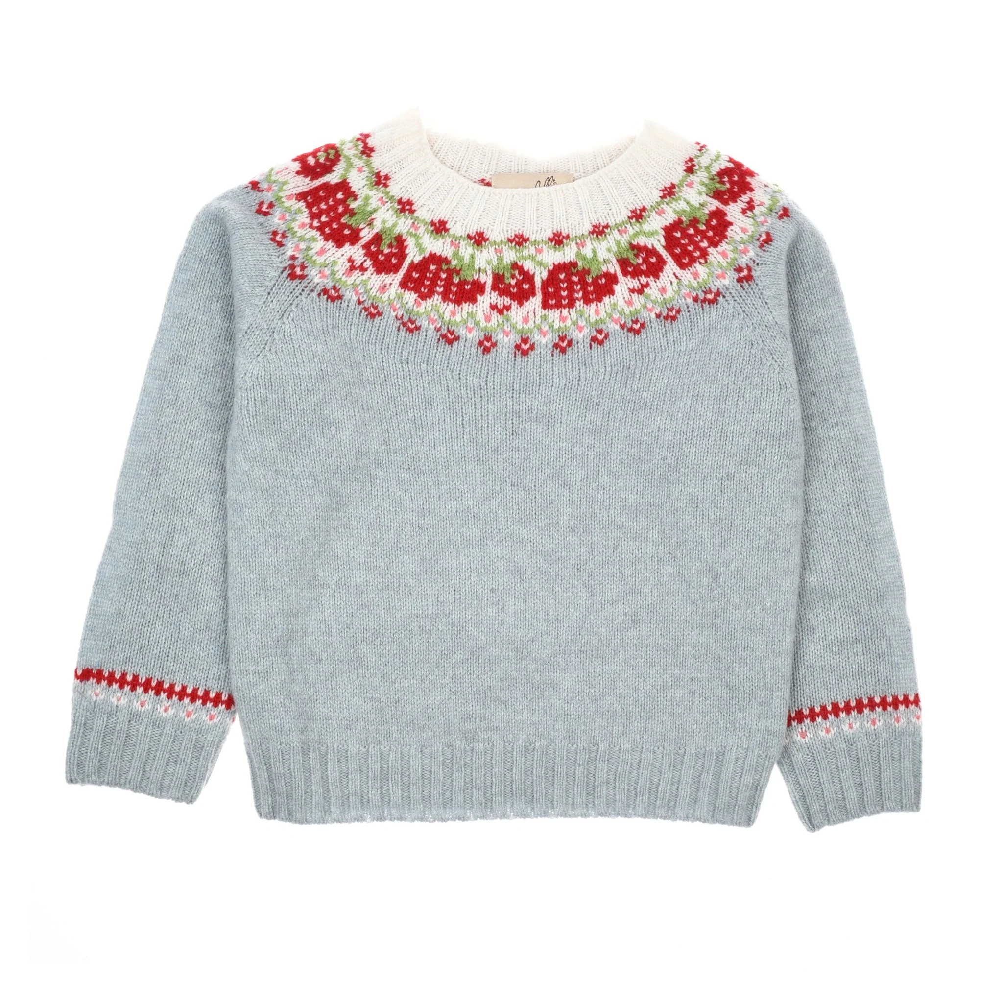 Mini Strawberry Yoke Jumper - Image 4