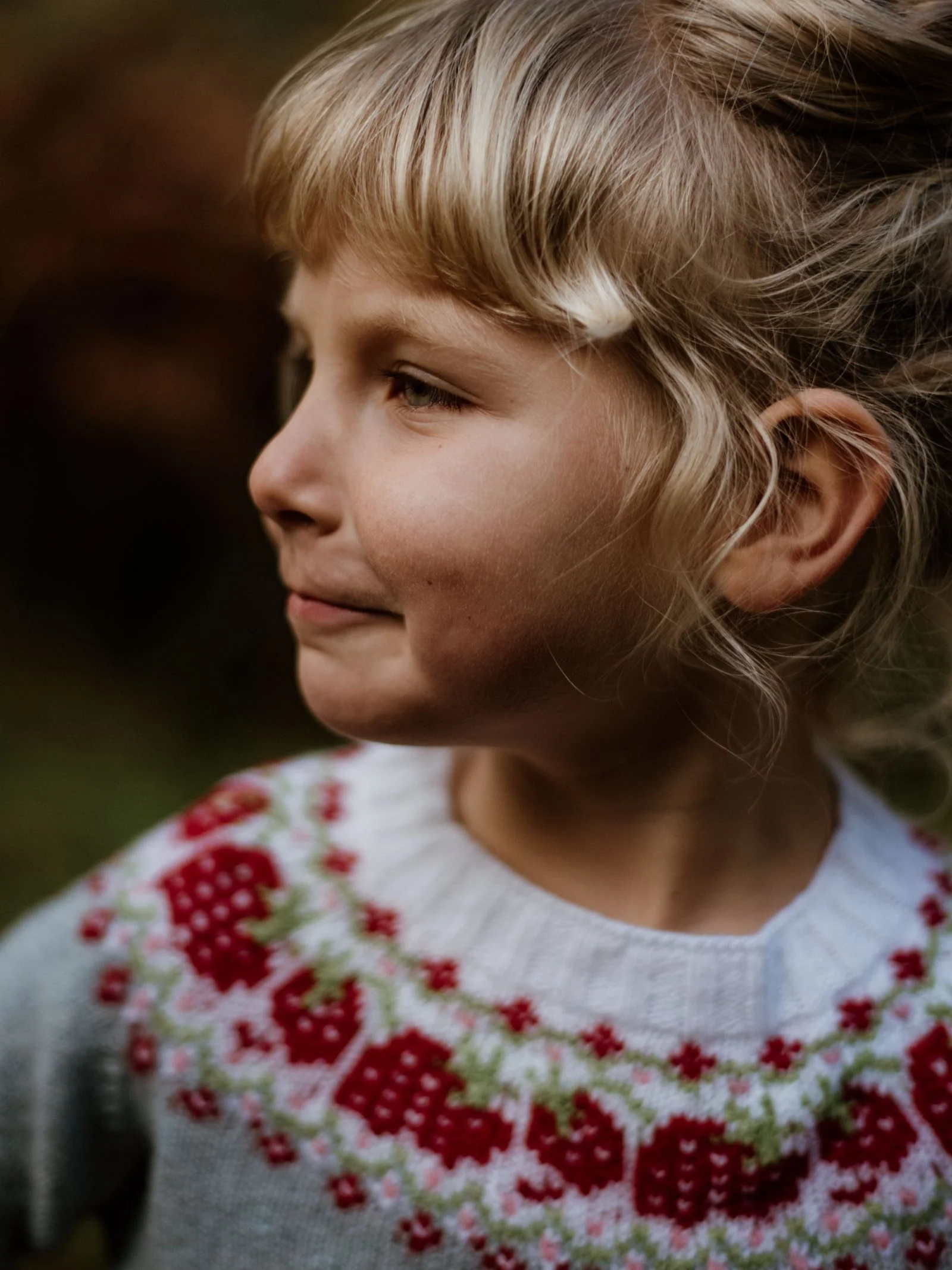 Mini Strawberry Yoke Jumper - Image 5