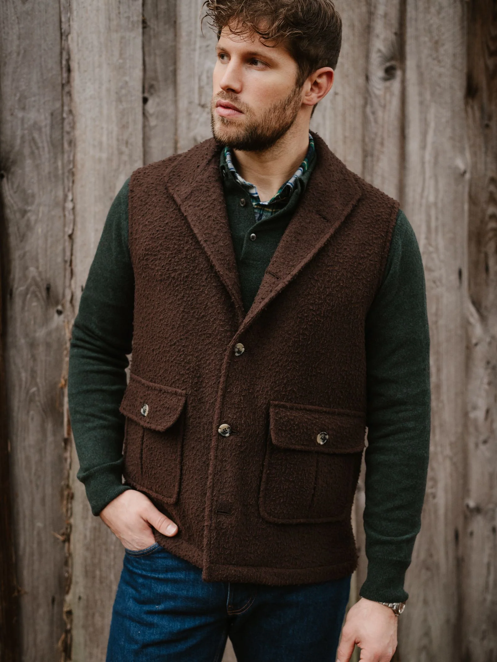 Casentino Fleece Gilet - Image 14