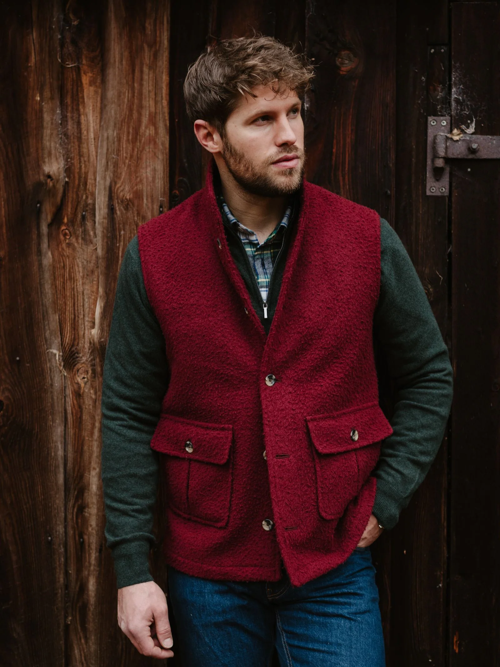 Casentino Fleece Gilet - Image 9