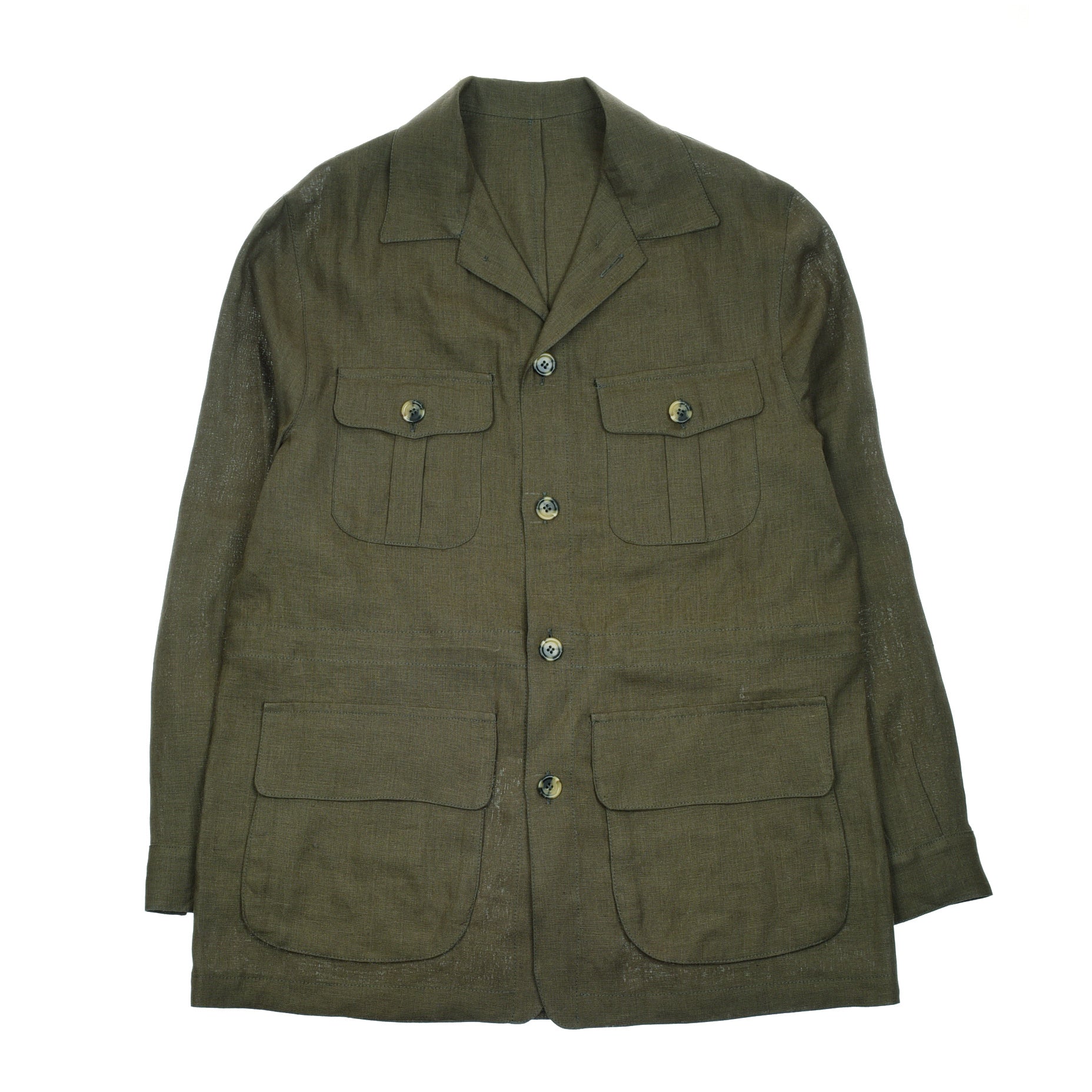 Linen Safari Jacket - Image 5