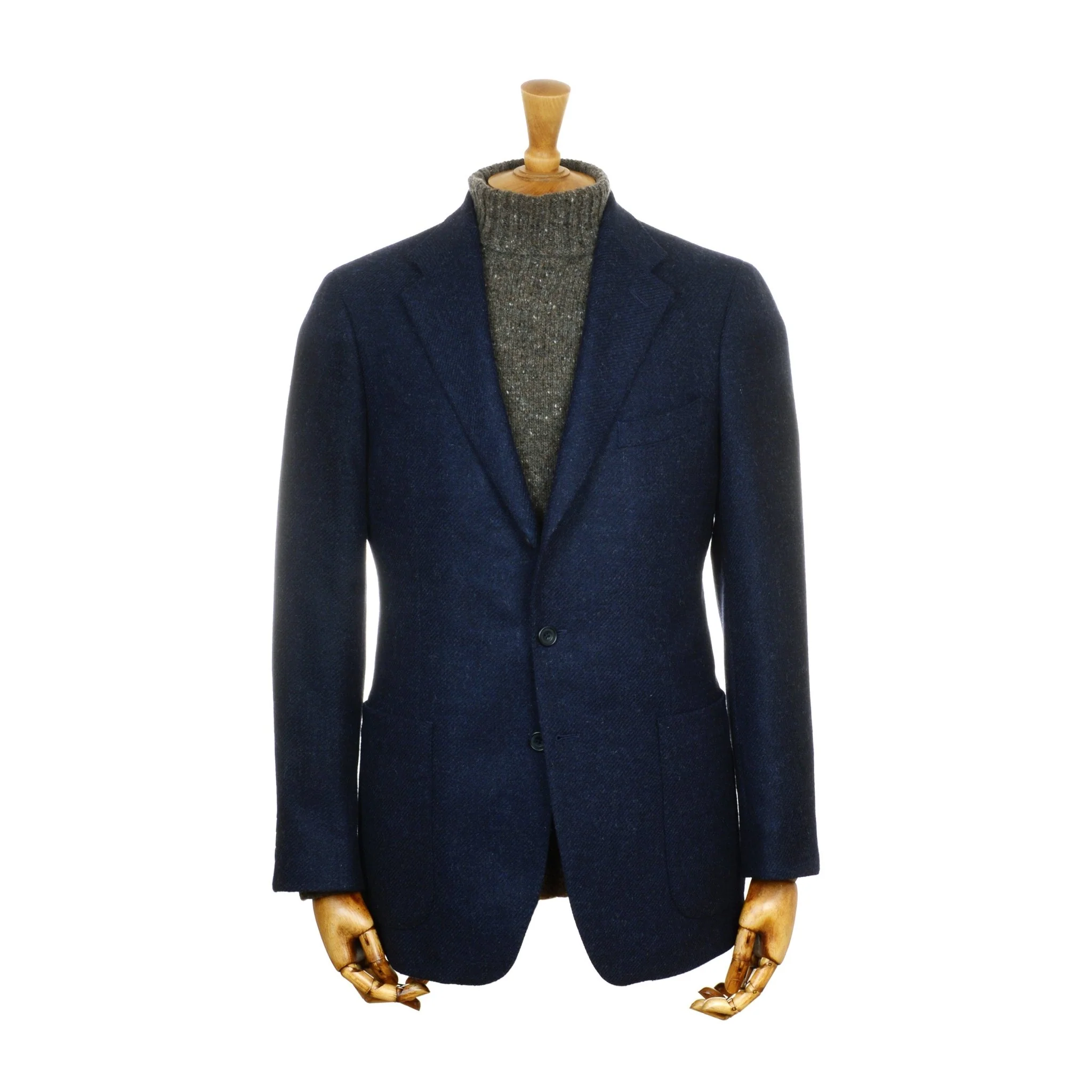 Navy Twill House Jacket - Image 3