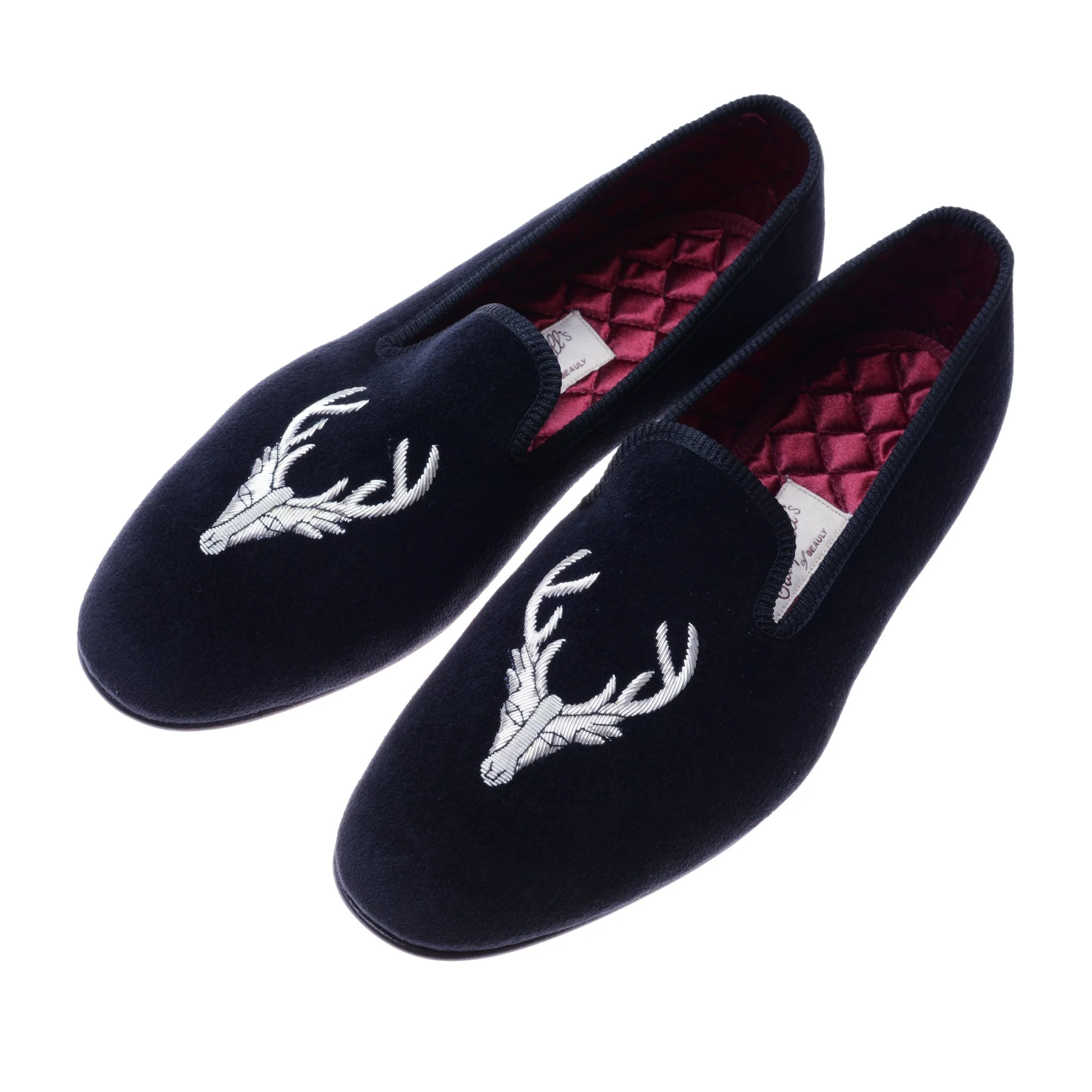 Stag Velvet Slippers - Image 3