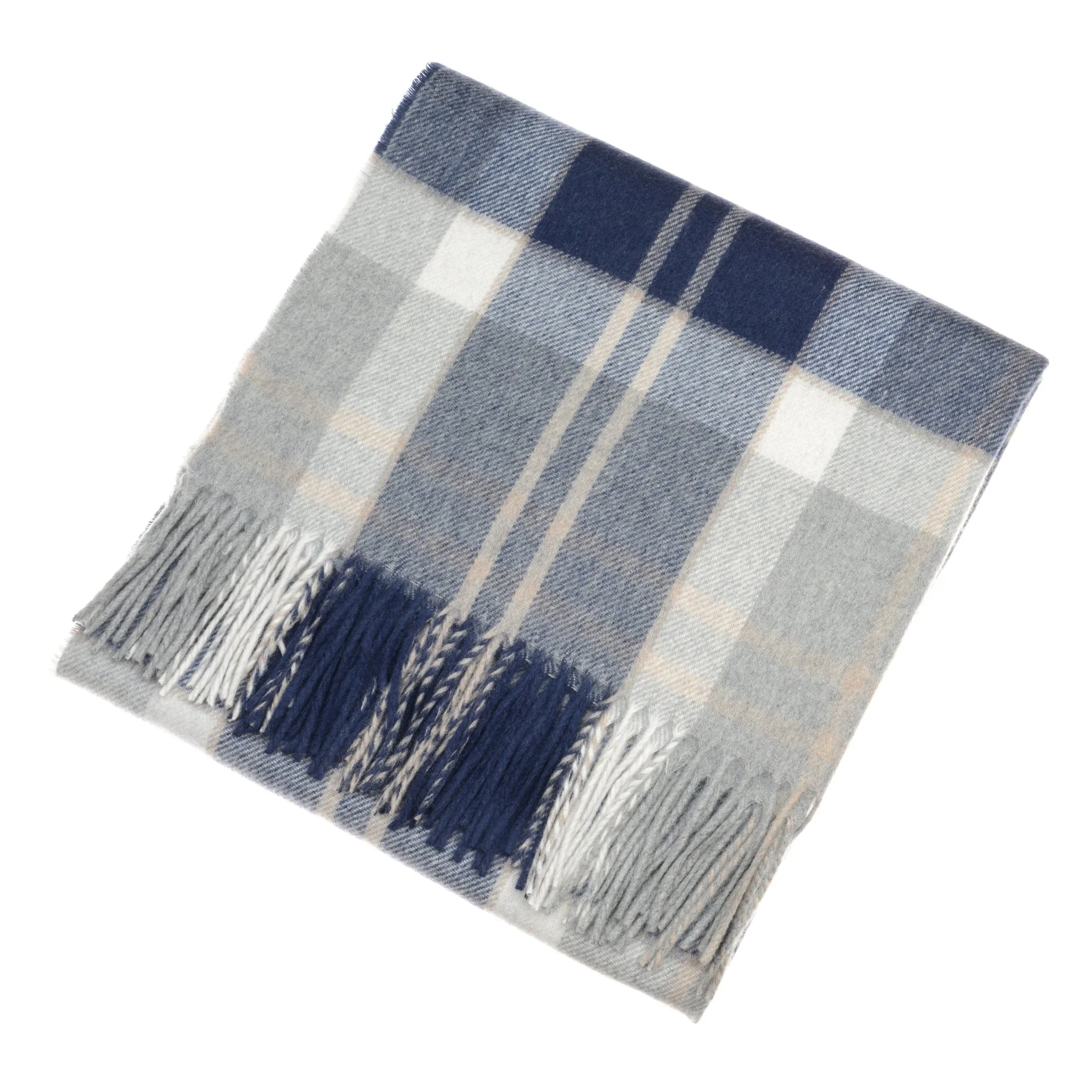 Unisex Cashmere Tartan Scarf - Image 3