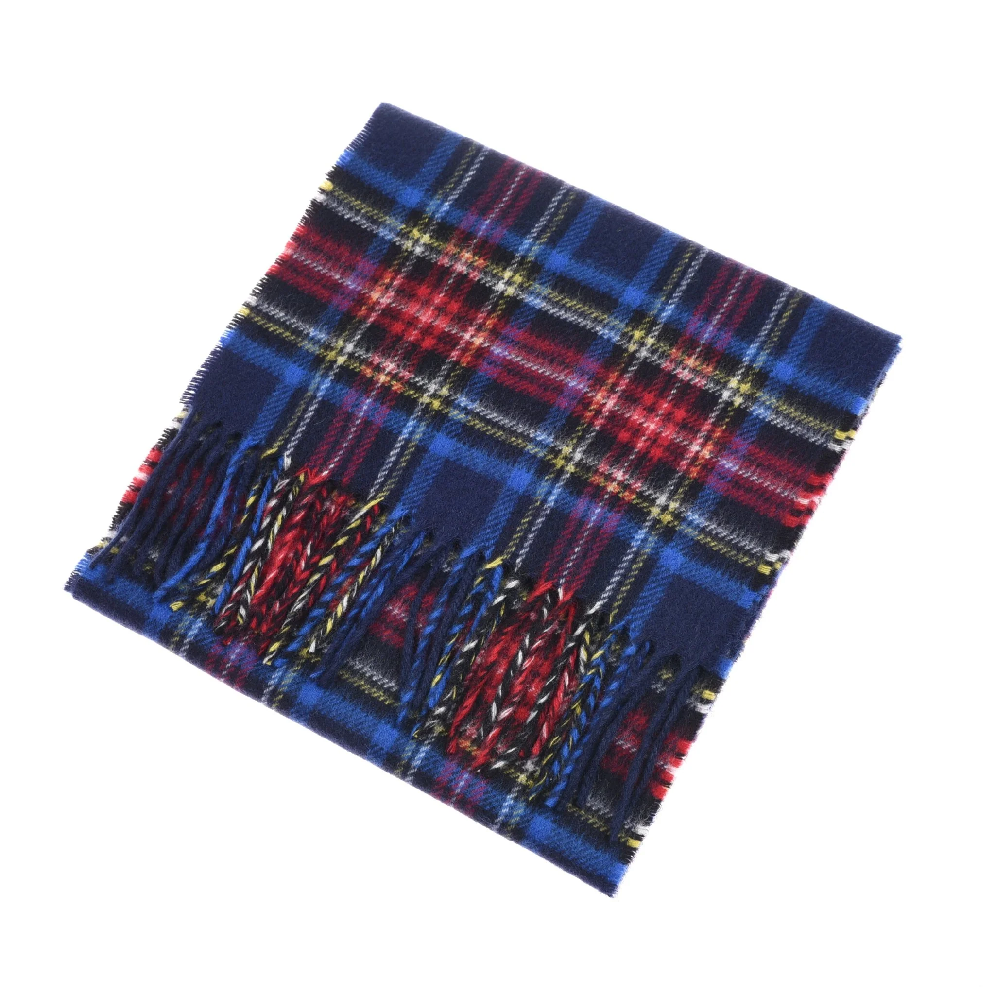 Unisex Cashmere Tartan Scarf - Image 6