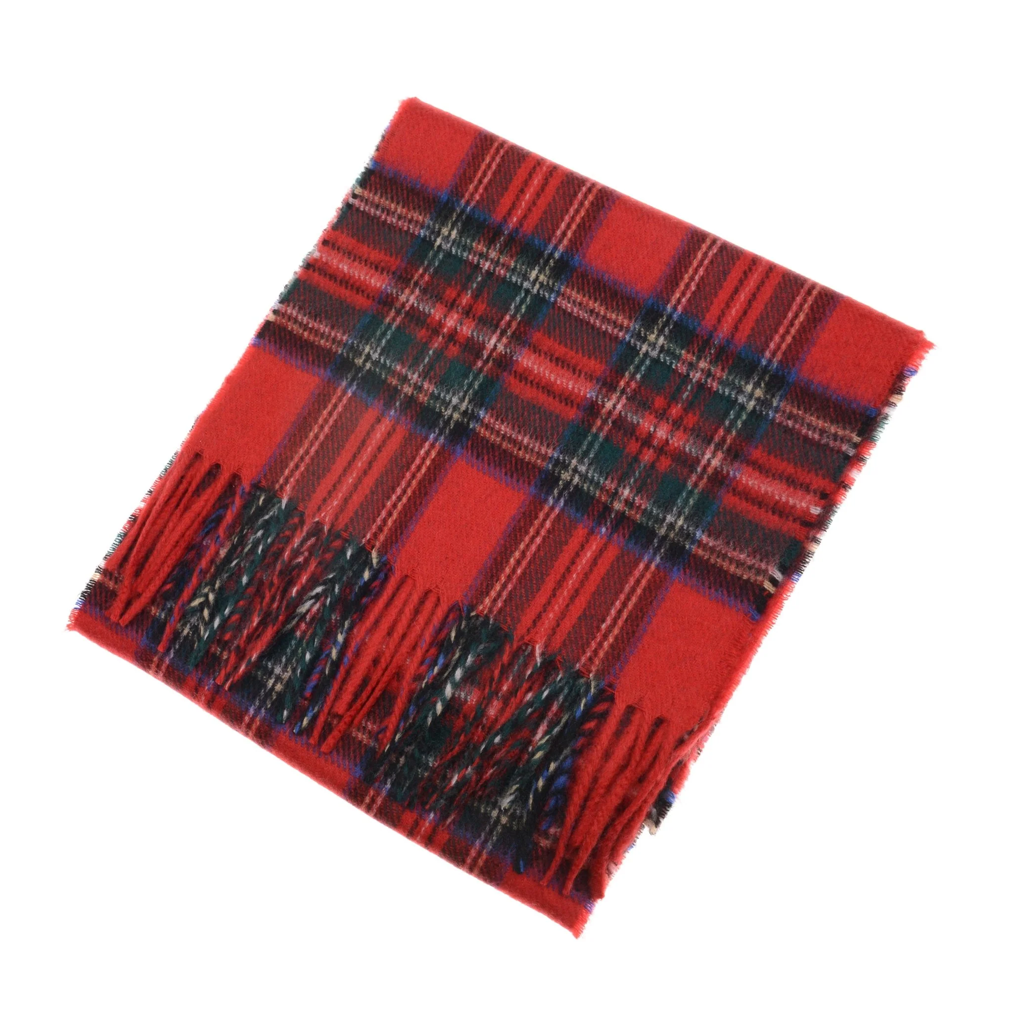 Unisex Cashmere Tartan Scarf - Image 7