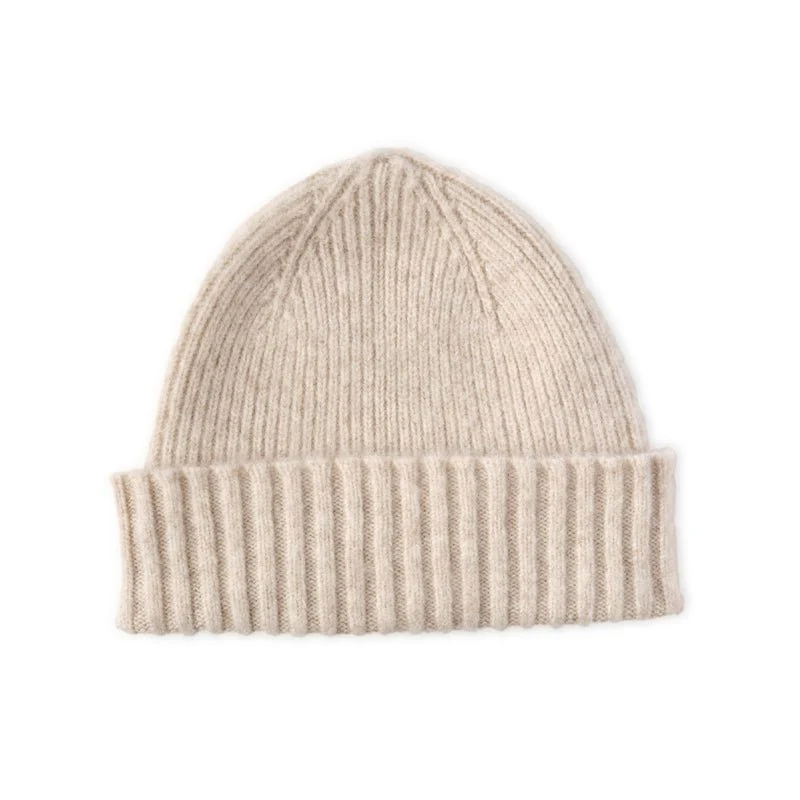 Cream Lambswool Hat - Image 3
